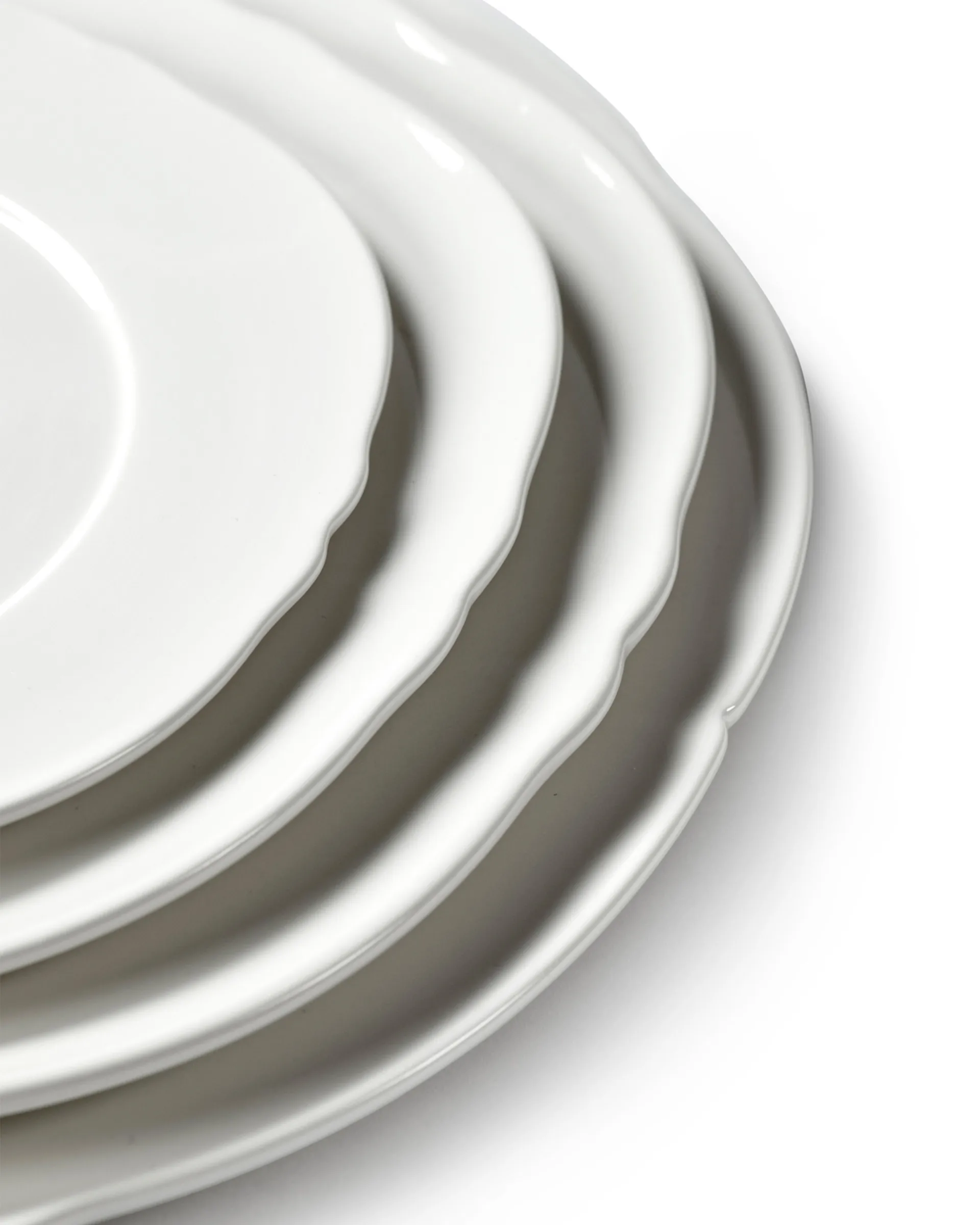 Assiette Silhouette XS Ø17 cm lot de 4, Blanc Serax