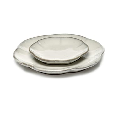 Assiette striée Inku S Ø8,9 cm - Blanc - Serax