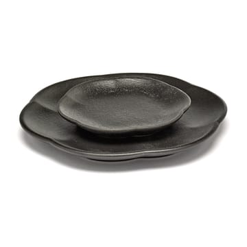 Assiette striée Inku S Ø8,9 cm - Noir - Serax