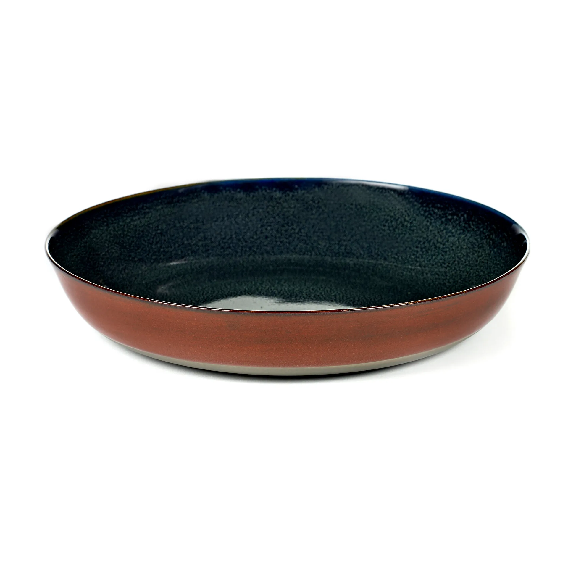 Assiette Terres de Rêves 21 cm, Dark blue-rust Serax