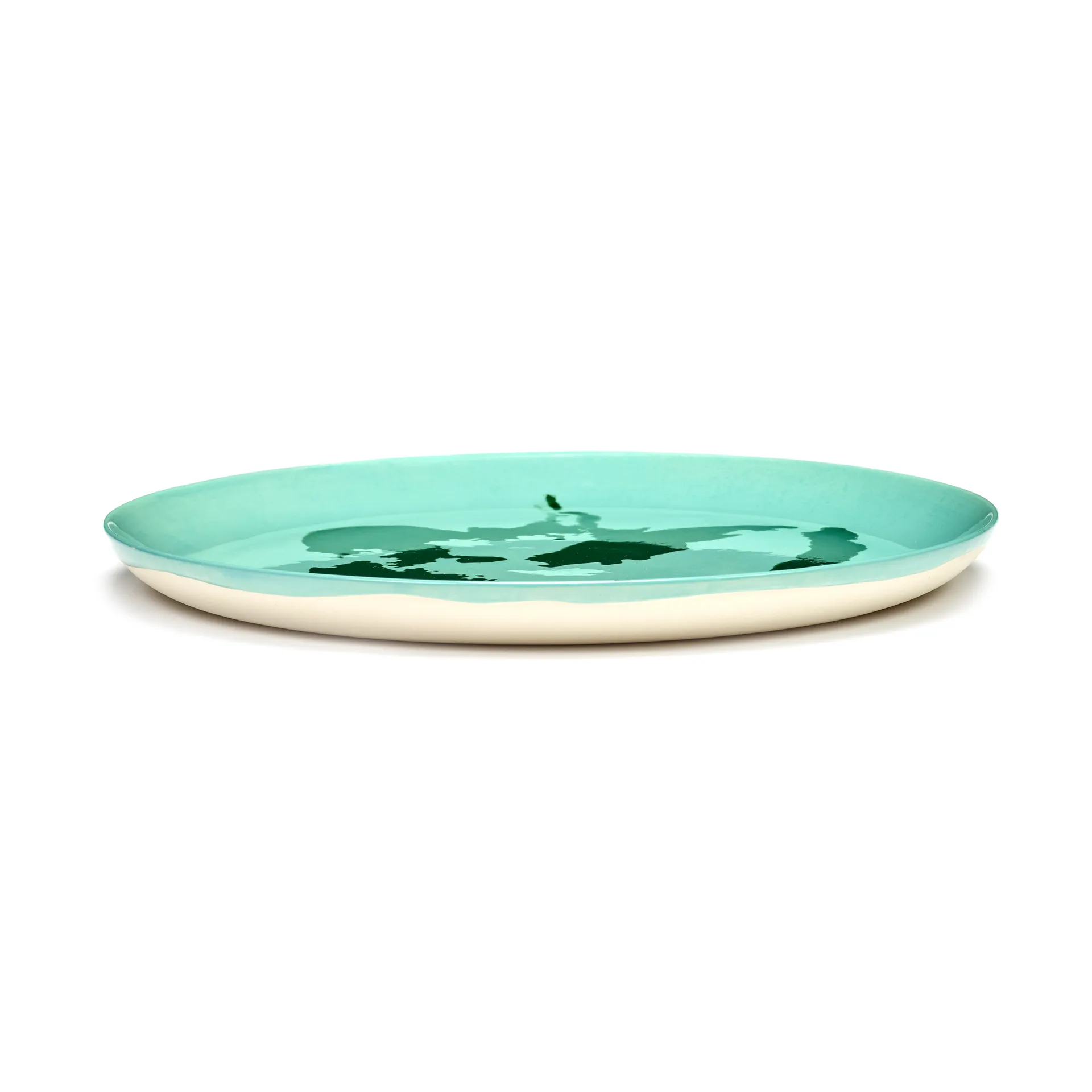 Assiettes Ottolenghi Feast L Ø26,5 cm lot de 2, Azure-pepper green Serax