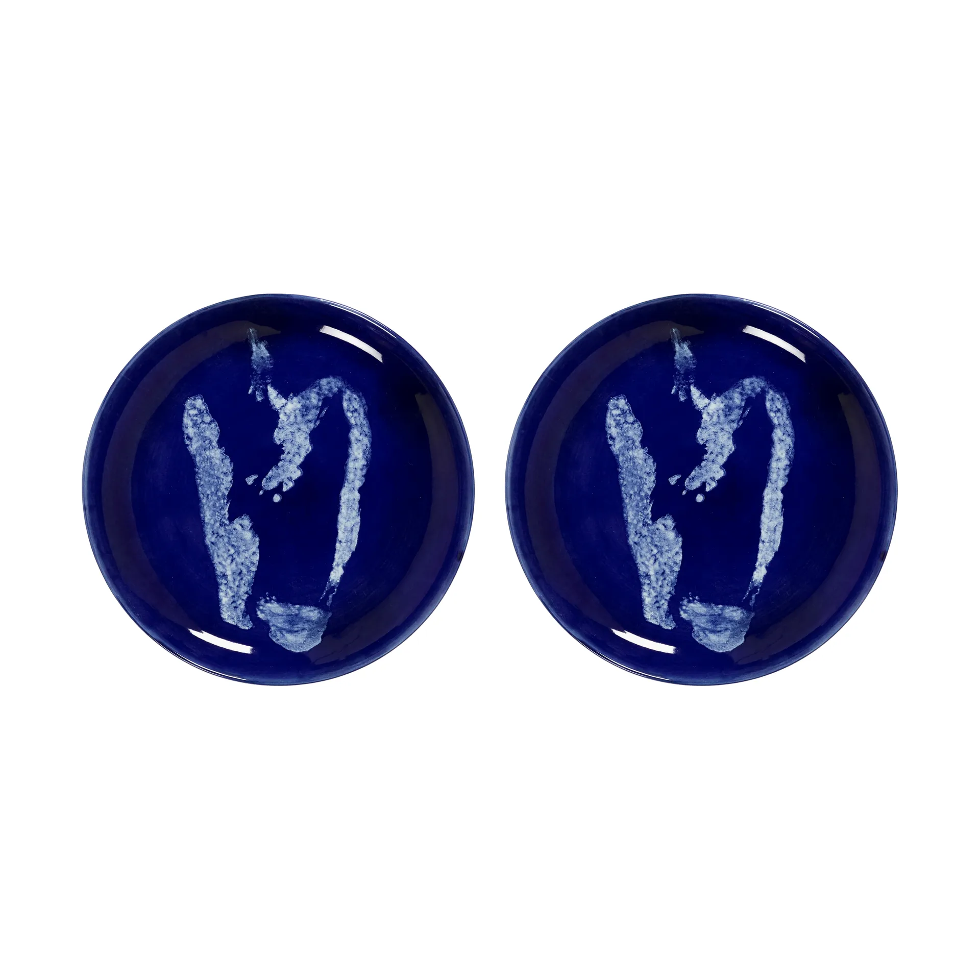 Assiettes Ottolenghi Feast S Ø19 cm lot de 2, Dark blue-pepper white Serax