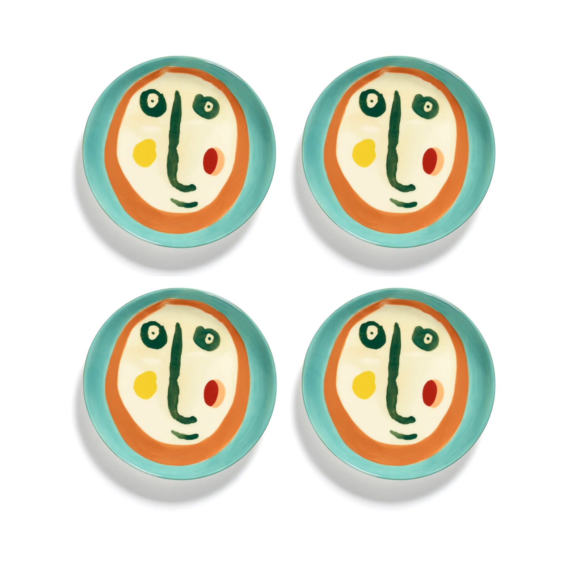 Assiettes Ottolenghi Feast XS Ø16 cm lot de 4, Face nr 2 Serax