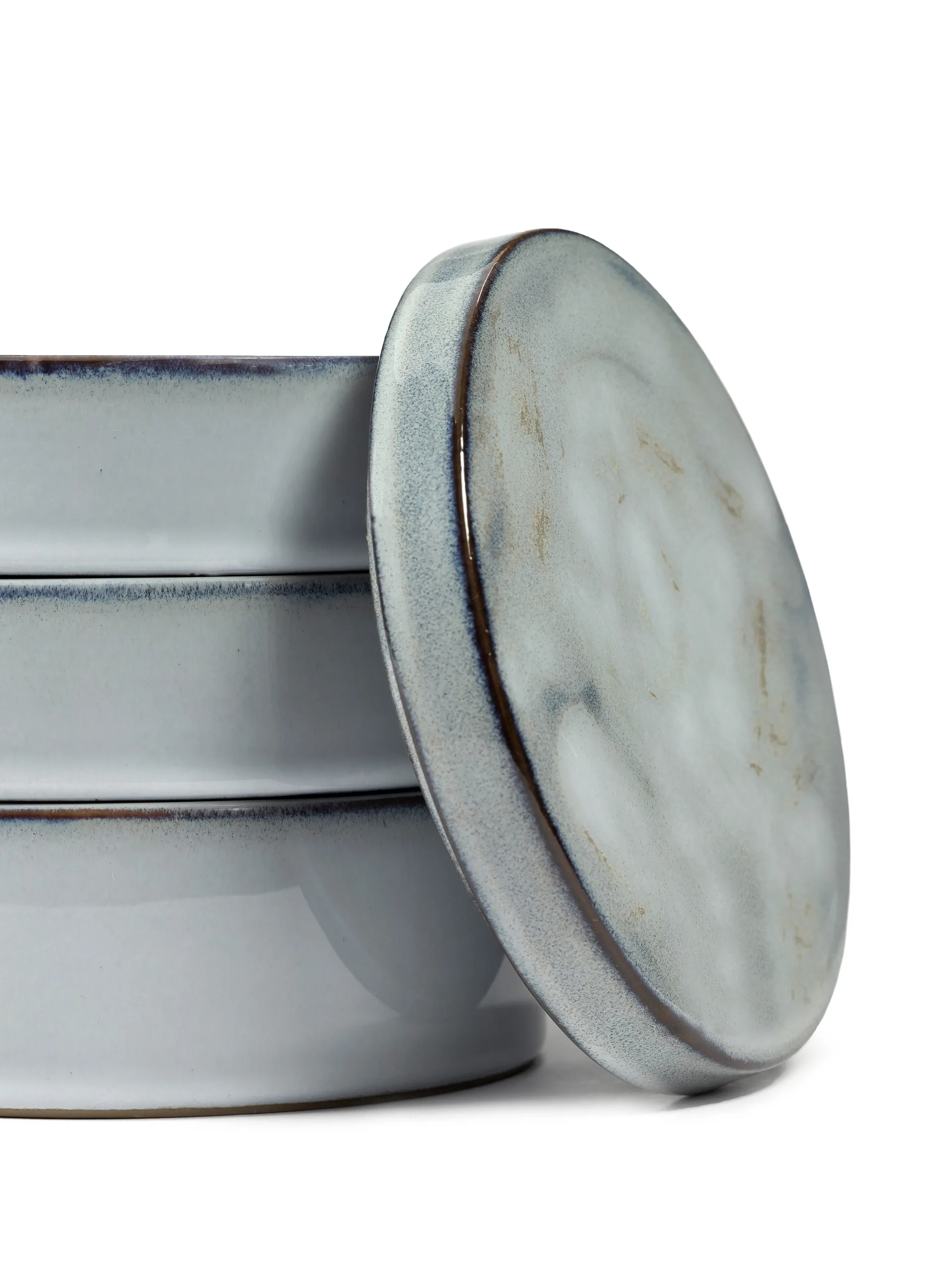 Bol 3 pièces empilables Pure Ø14 cm, Bleu Serax