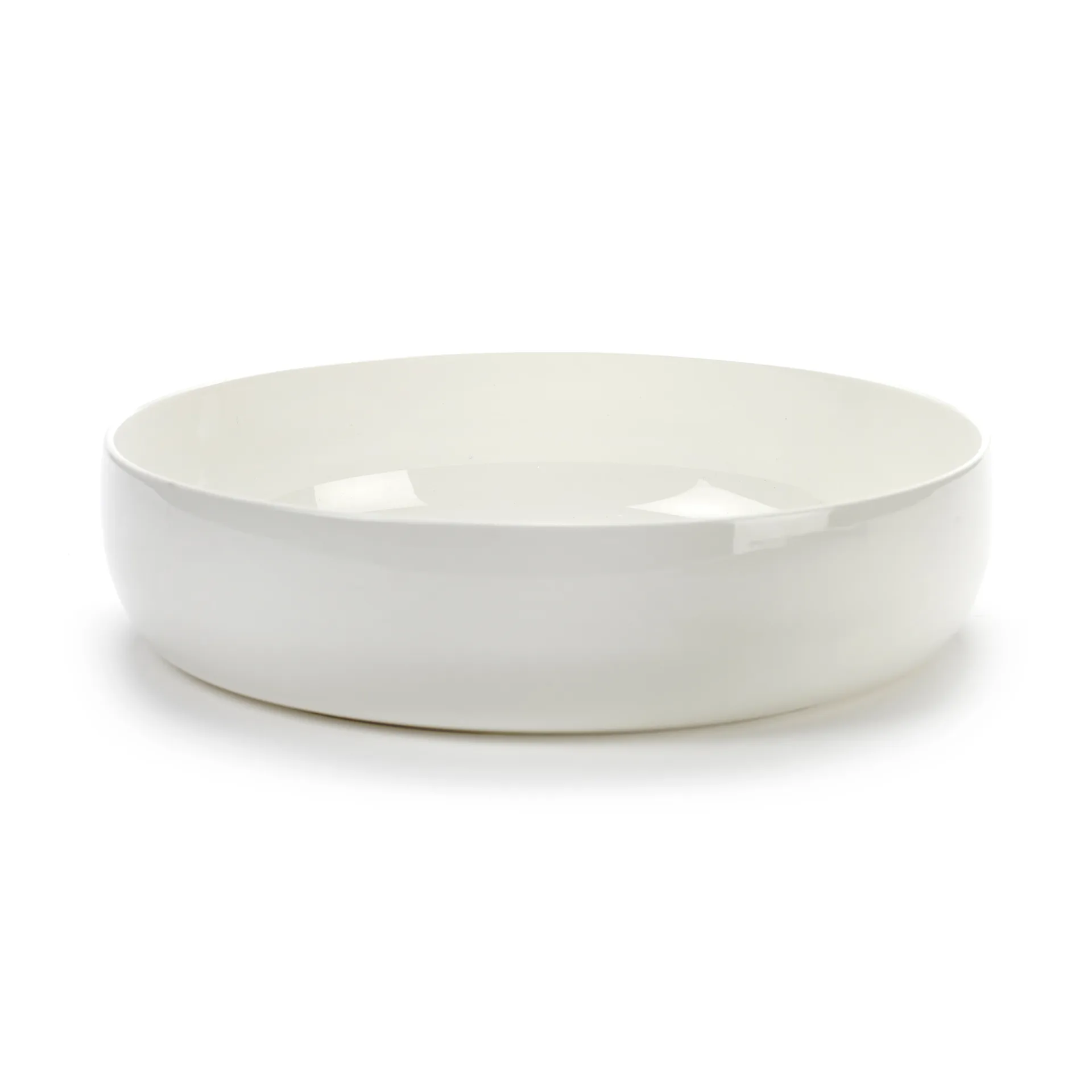 Bol de service Base avec petits rebords blanc, 24 cm Serax