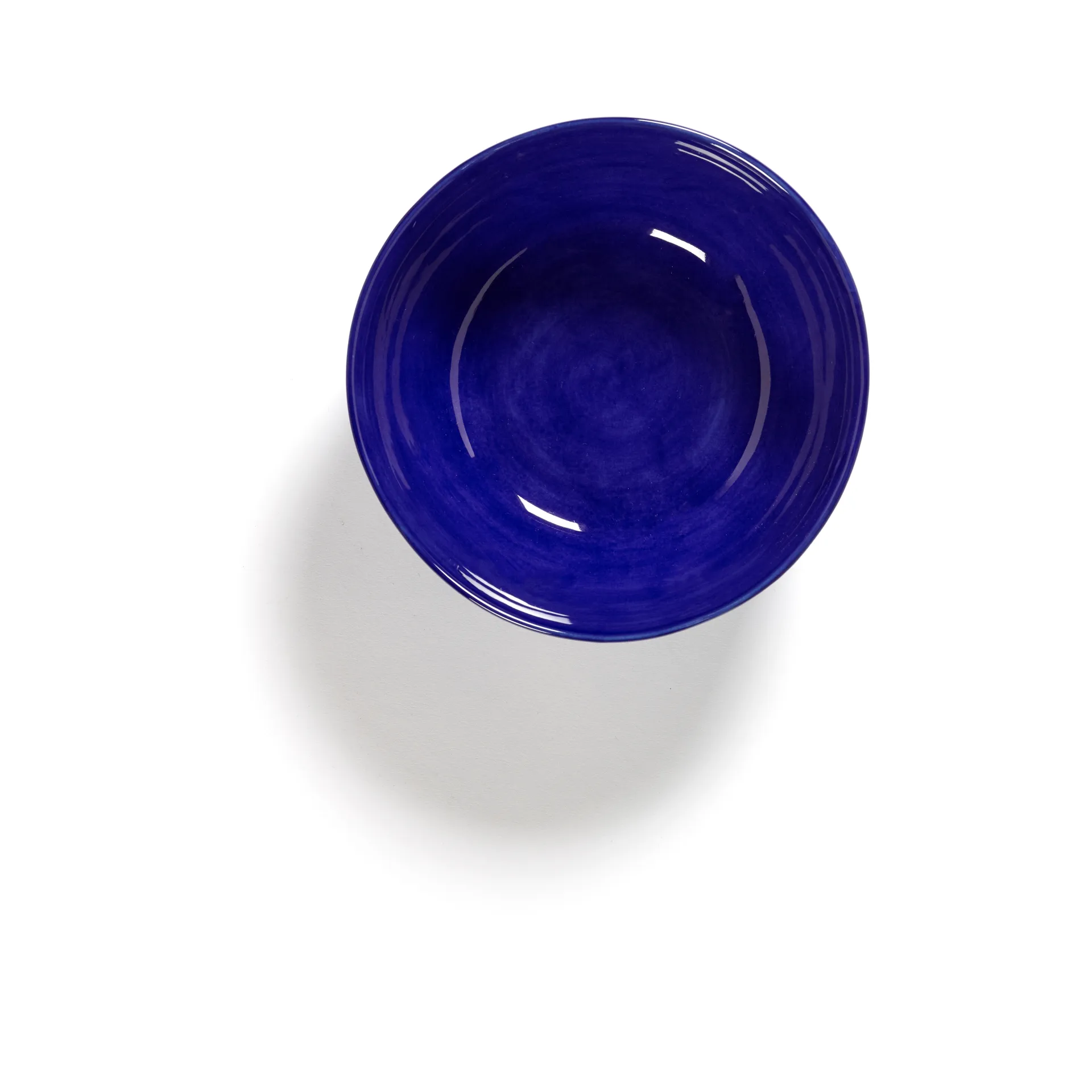 Bol Ottolenghi Feast L Ø17 cm lot de 4, Dark blue stripes-white Serax