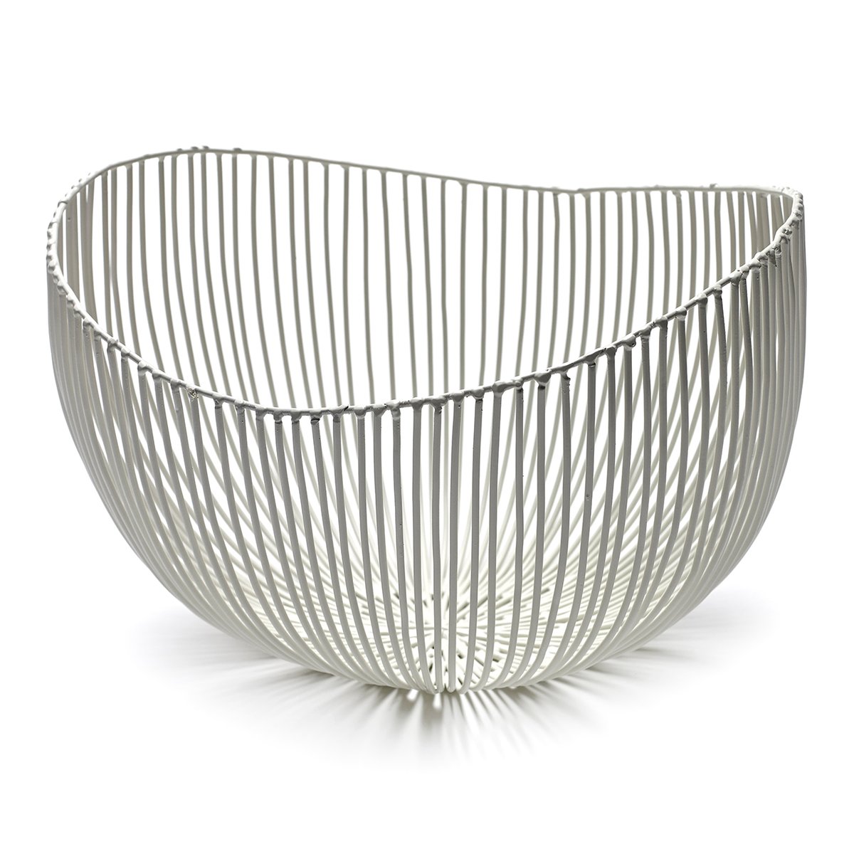 Serax Bol oval Tale Blanc | Design Scandinave | Corbeille à fruits | Blanc