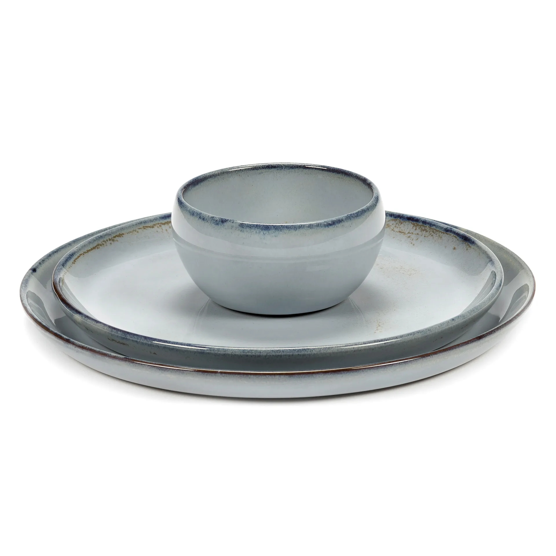 Bol Pure Blue Glazed Ø9 cm, Bleu Serax