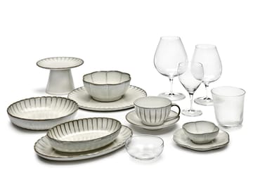 Bol strié Inku S Ø9 cm - Blanc - Serax