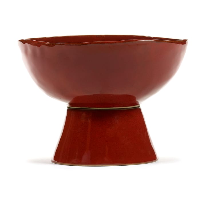 Bol sur pied La Mère large Ø20,5 cm, Venetian red Serax