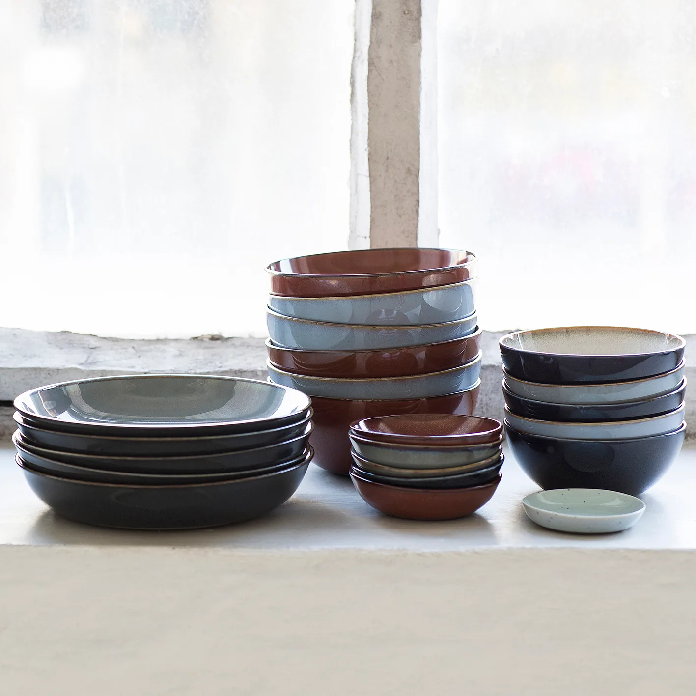 Bol Terres de Rêves S, Misty grey-dark blue Serax