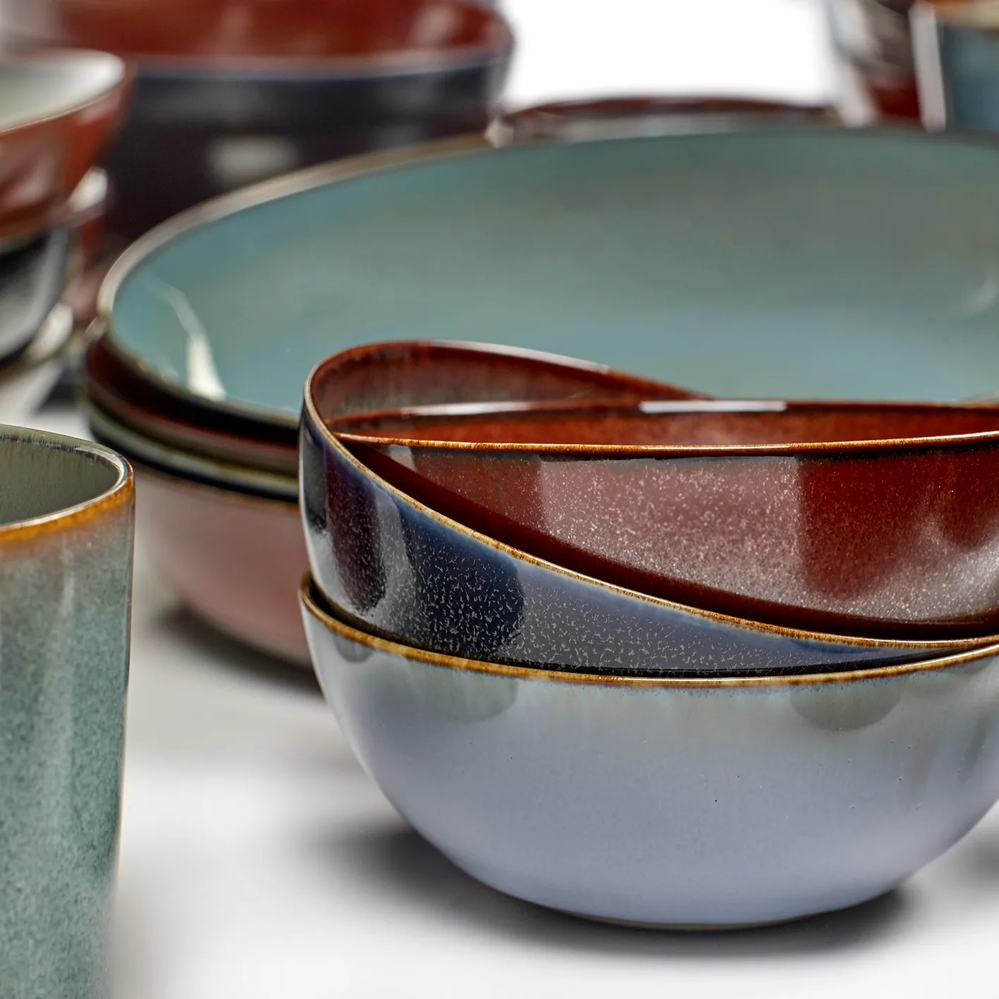 Bol Terres de Rêves S, Misty grey-dark blue Serax