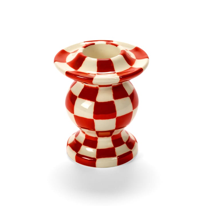 Bougeoir Les Objets Mouleversants N°2 - Red-white - Serax