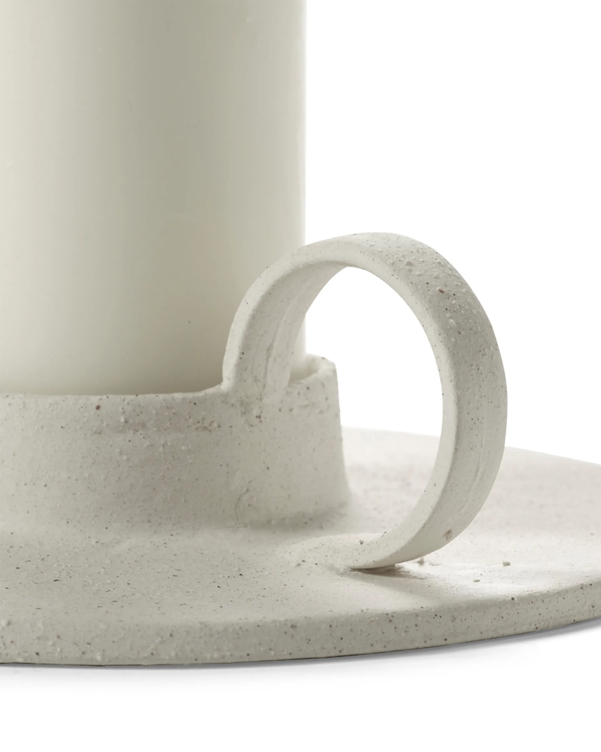 Bougeoir Mira L, Beige Serax