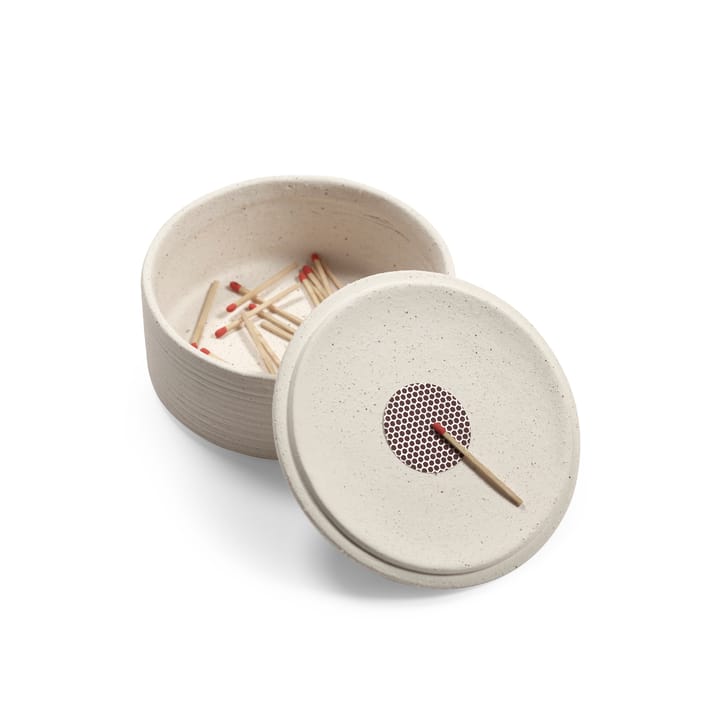 Bougeoir/boîte de rangement Mira, Beige Serax