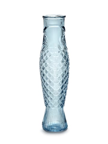 Bouteille en verre Fish & Fish 1 l - Light blue - Serax