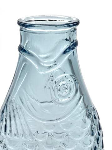 Bouteille en verre Fish & Fish 1 l - Light blue - Serax