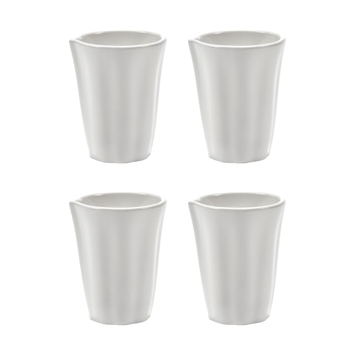 Carafe à lait Silhouette 7 cl lot de 4 - Blanc - Serax