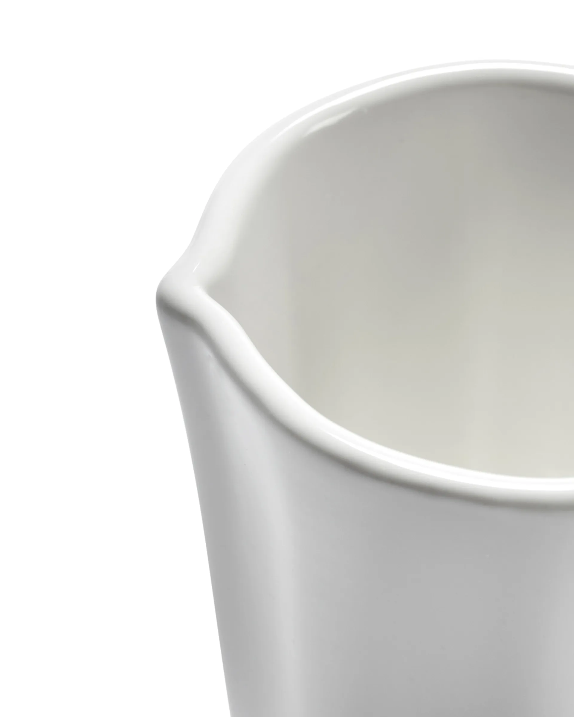 Carafe à lait Silhouette 7 cl lot de 4, Blanc Serax