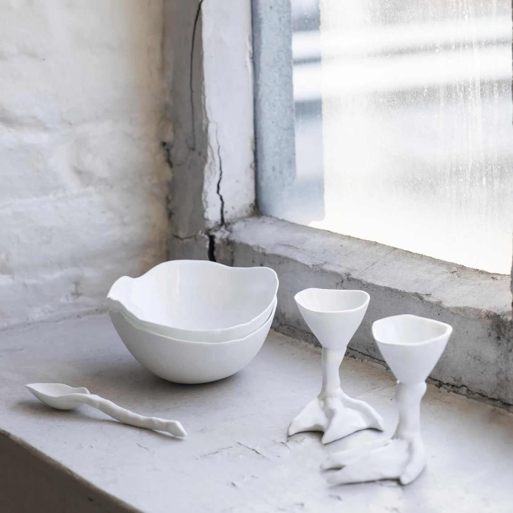 Coquetier Peking Duck Foot, Blanc Serax