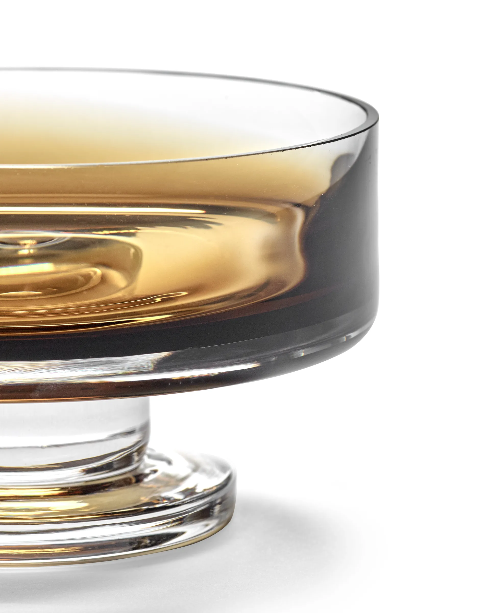 Coupe basse sur pied Zuma M Ø13,6 cm, Ambre Serax