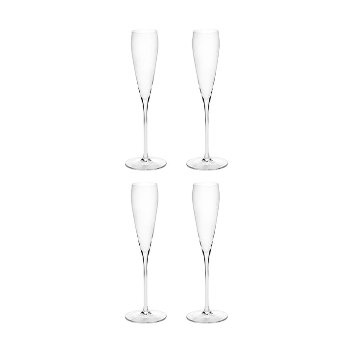 Flûte à champagne Silhouette 15 cl lot de 4 - Clair - Serax