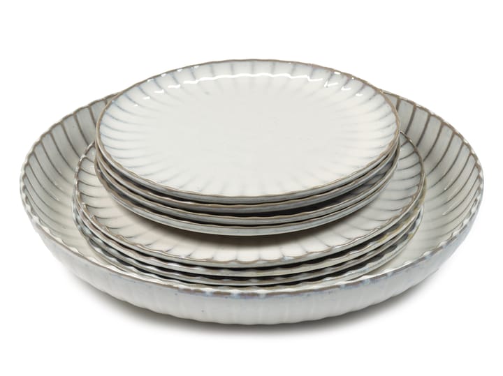 Inku dinner set 9 pièces, White Serax