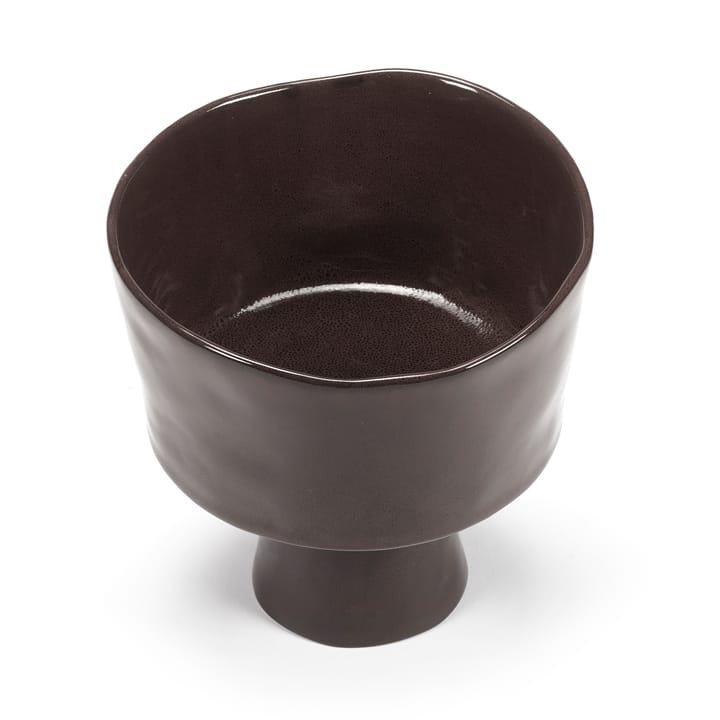 La Mère bol sur pied Ø18 cm, Ebony Serax