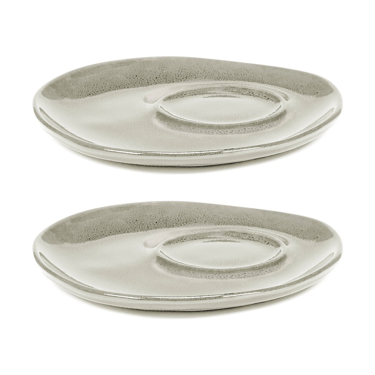 Serax La Mère soucoupe pour tasse à café o14,5 cm lot de 2 Off white