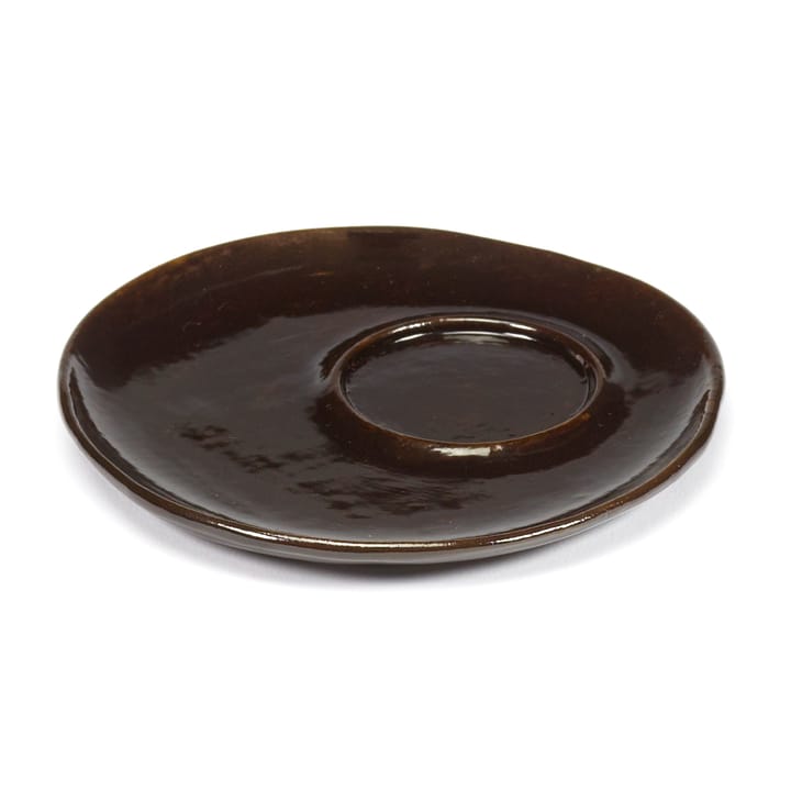 La Mère soucoupe pour tasse à expresso Ø11 cm lot de 2, Dark brown Serax
