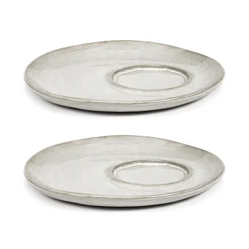 La Mère soucoupe pour tasse à expresso Ø11 cm lot de 2 - Off white - Serax