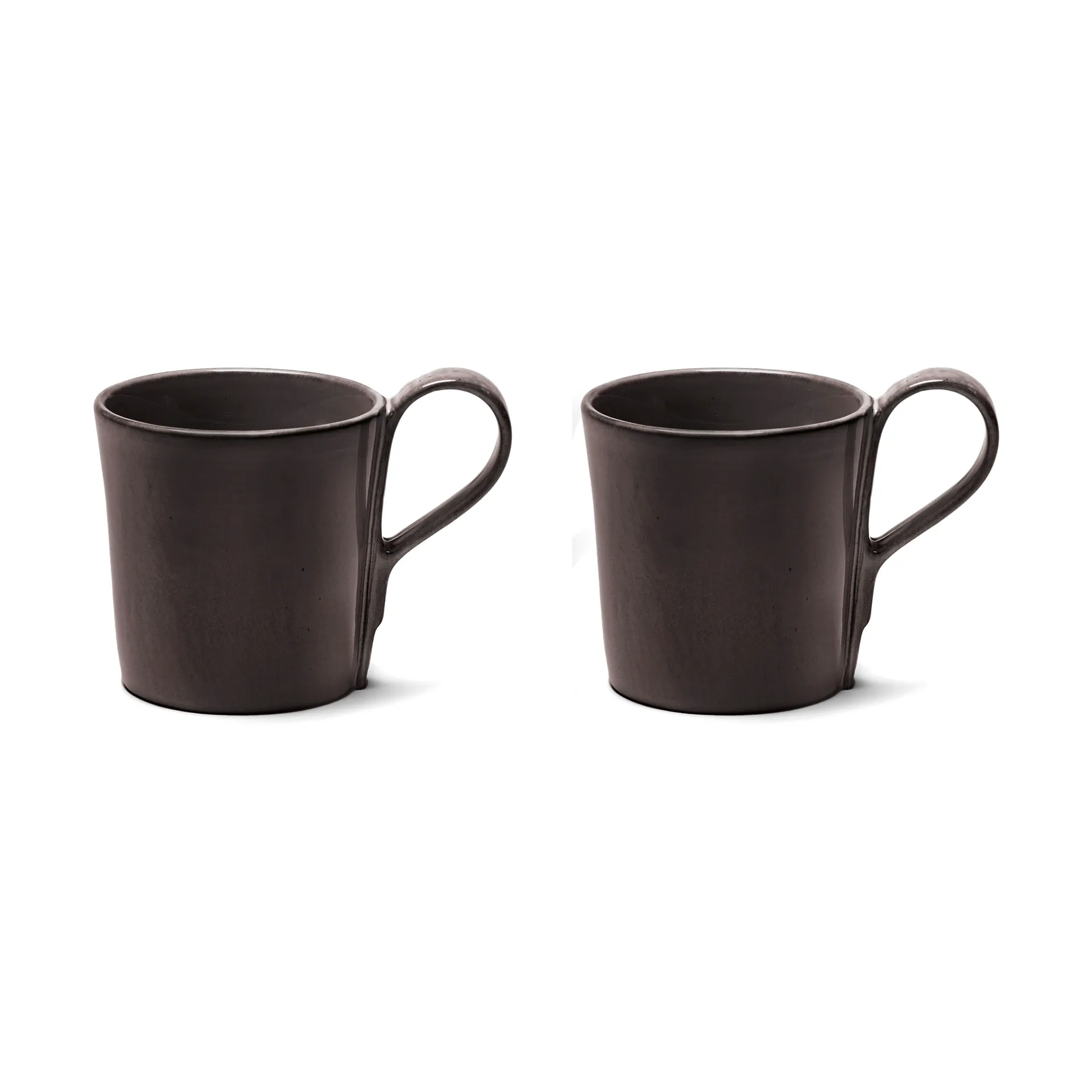 La Mère tasse à café 13 cl lot de 2, Dark brown Serax