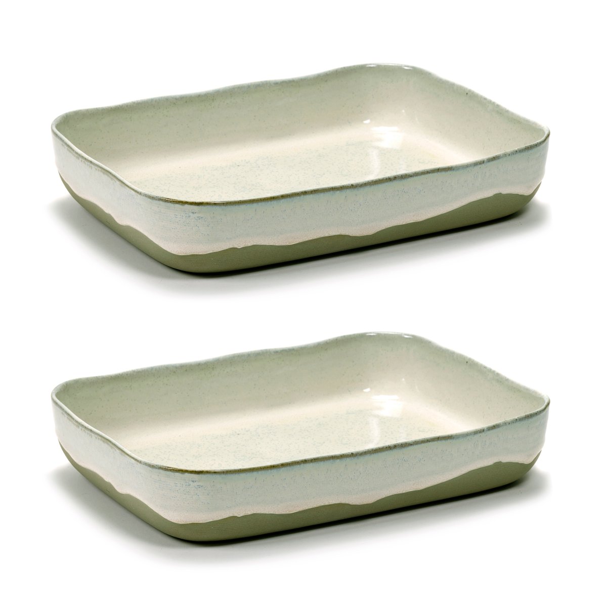 Serax La Nouvelle Table plateau de four No10 22x30 cm lot de 2 White