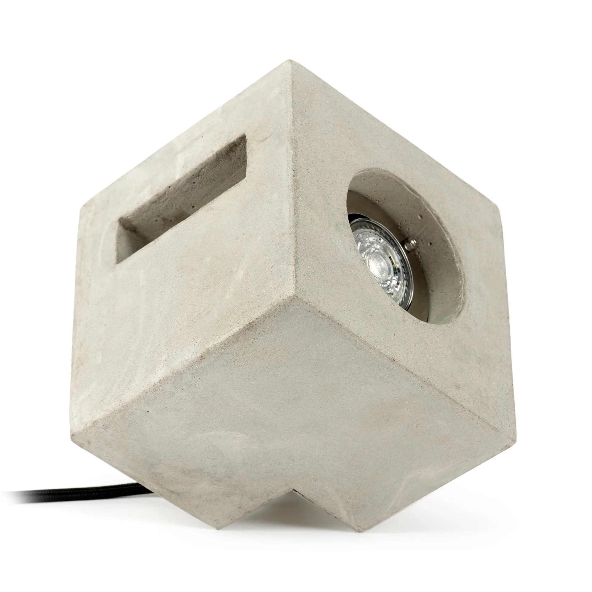 Lampadaire cube 15x15 cm, Ciment Serax