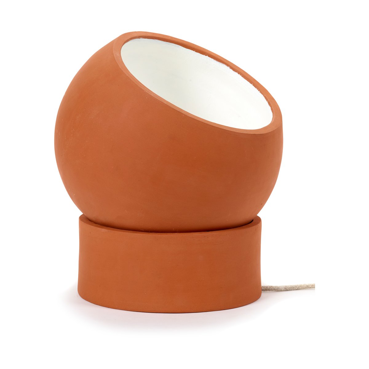 Serax Lampadaire Terra low Terracotta | Design Scandinave | Lampes sur pieds | Orange