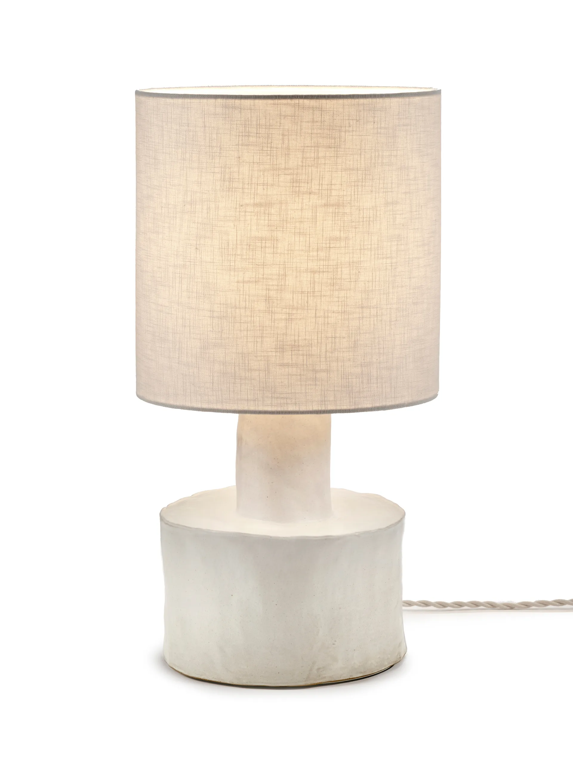 Lampe de table Catherine 47 cm, White matt-white Serax