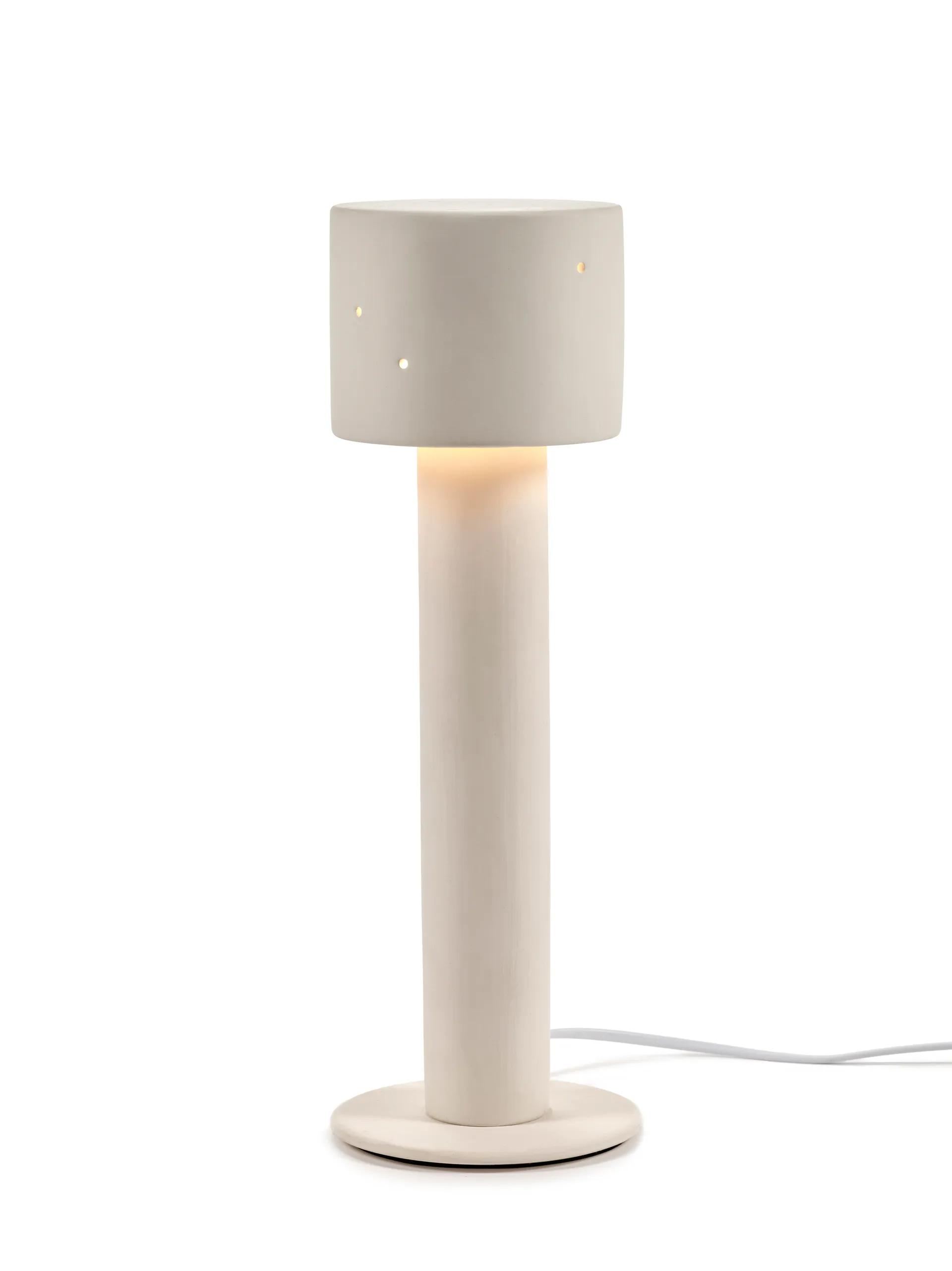 Lampe de table Clara 02 34,5 cm, Beige Serax