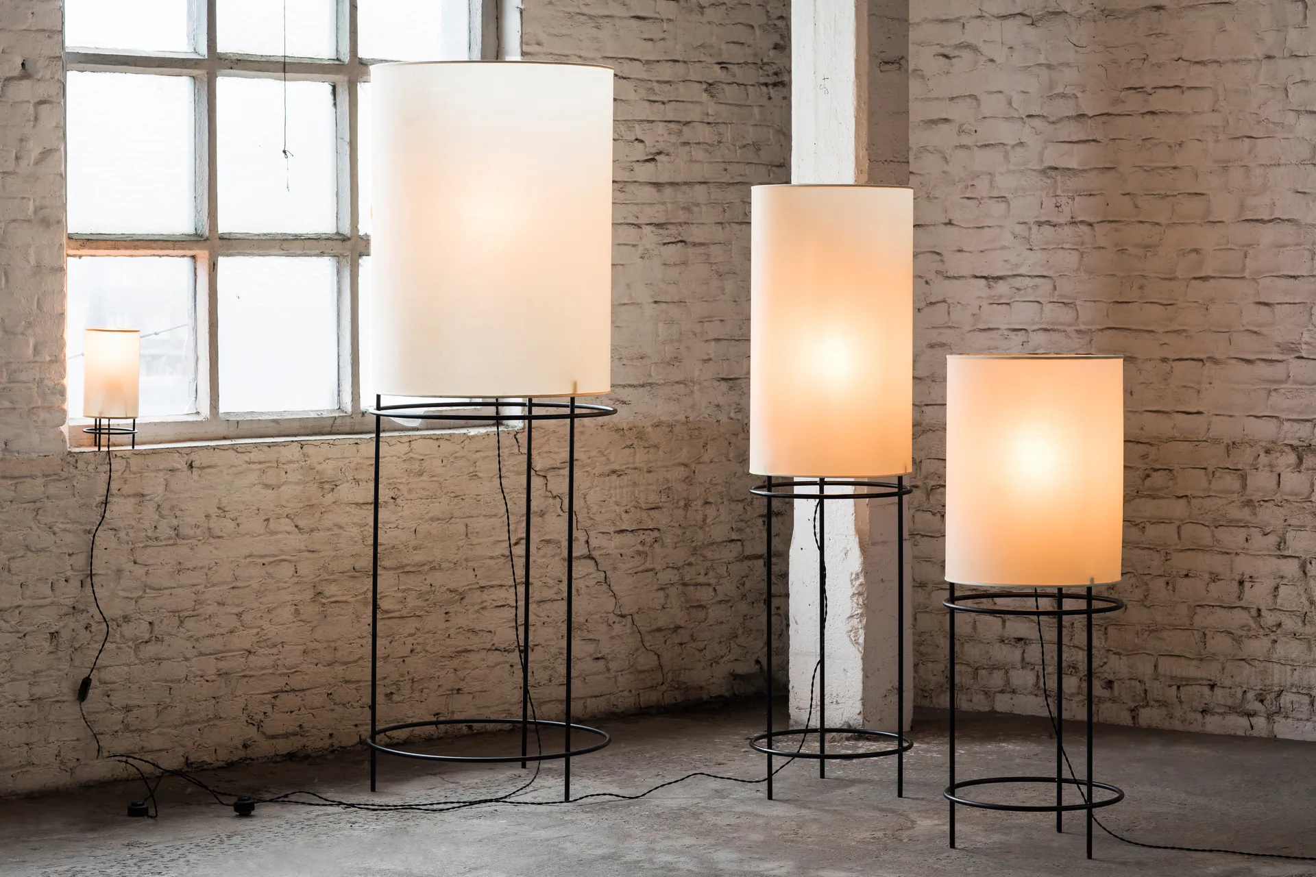 Lampe de table Cylinder Ø13 cm, Beige Serax