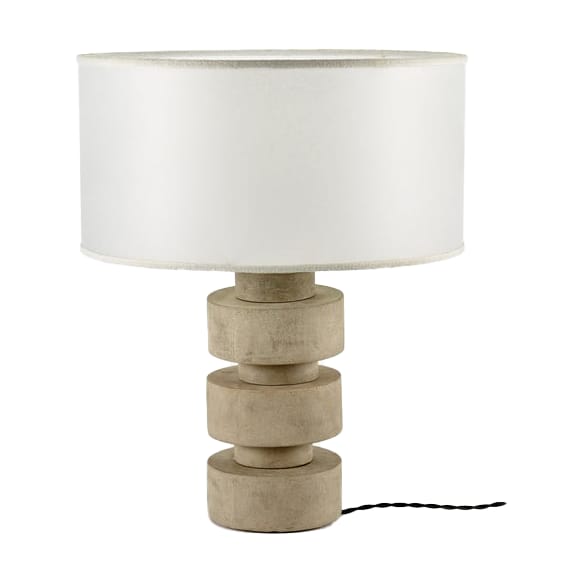 Lampe de table en ciment Disk Ø50 cm, Ciment Serax