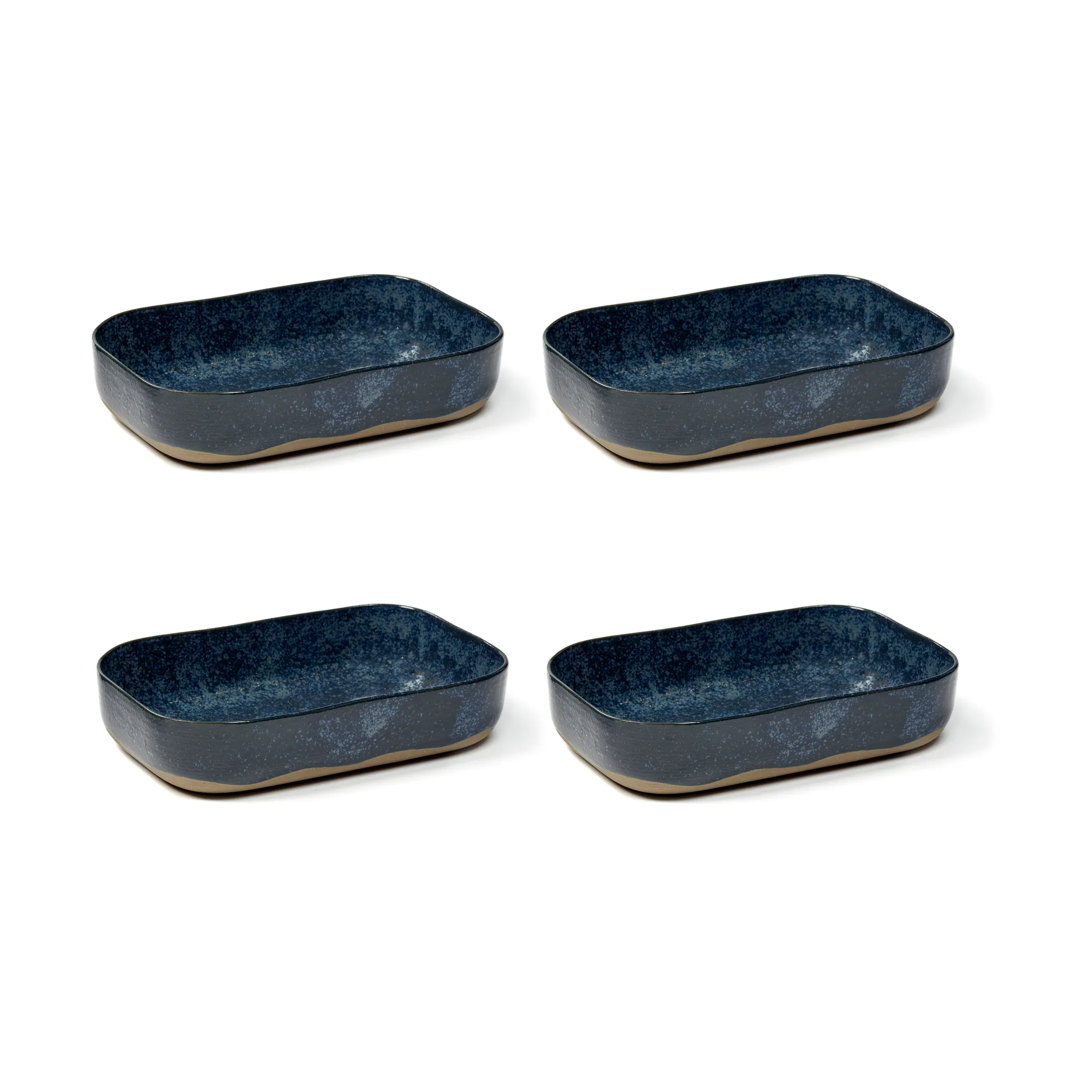Le Nouvelle Table plateau extra profond No5 L lot de 4, Blue Serax