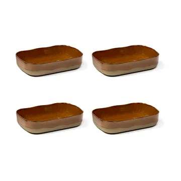 Le Nouvelle Table plateau extra profond No5 L lot de 4 - Brown - Serax