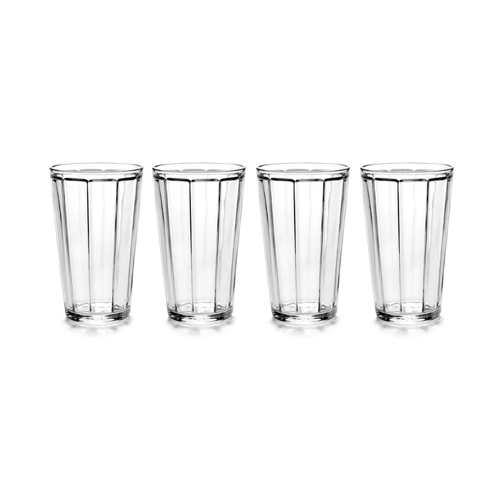 Long verre Surface  45 cl Lot de 4 Transparent - Serax