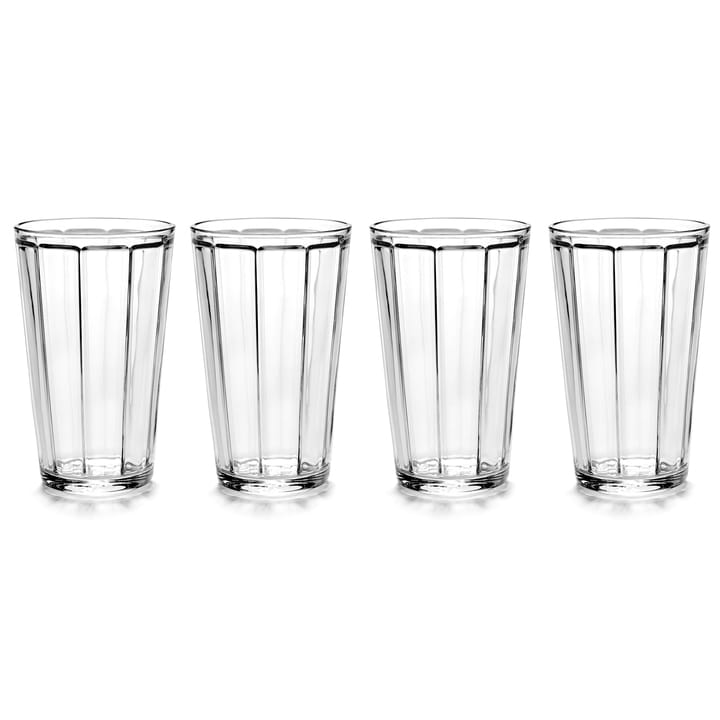 Long verre Surface  45 cl Lot de 4 - Transparent - Serax