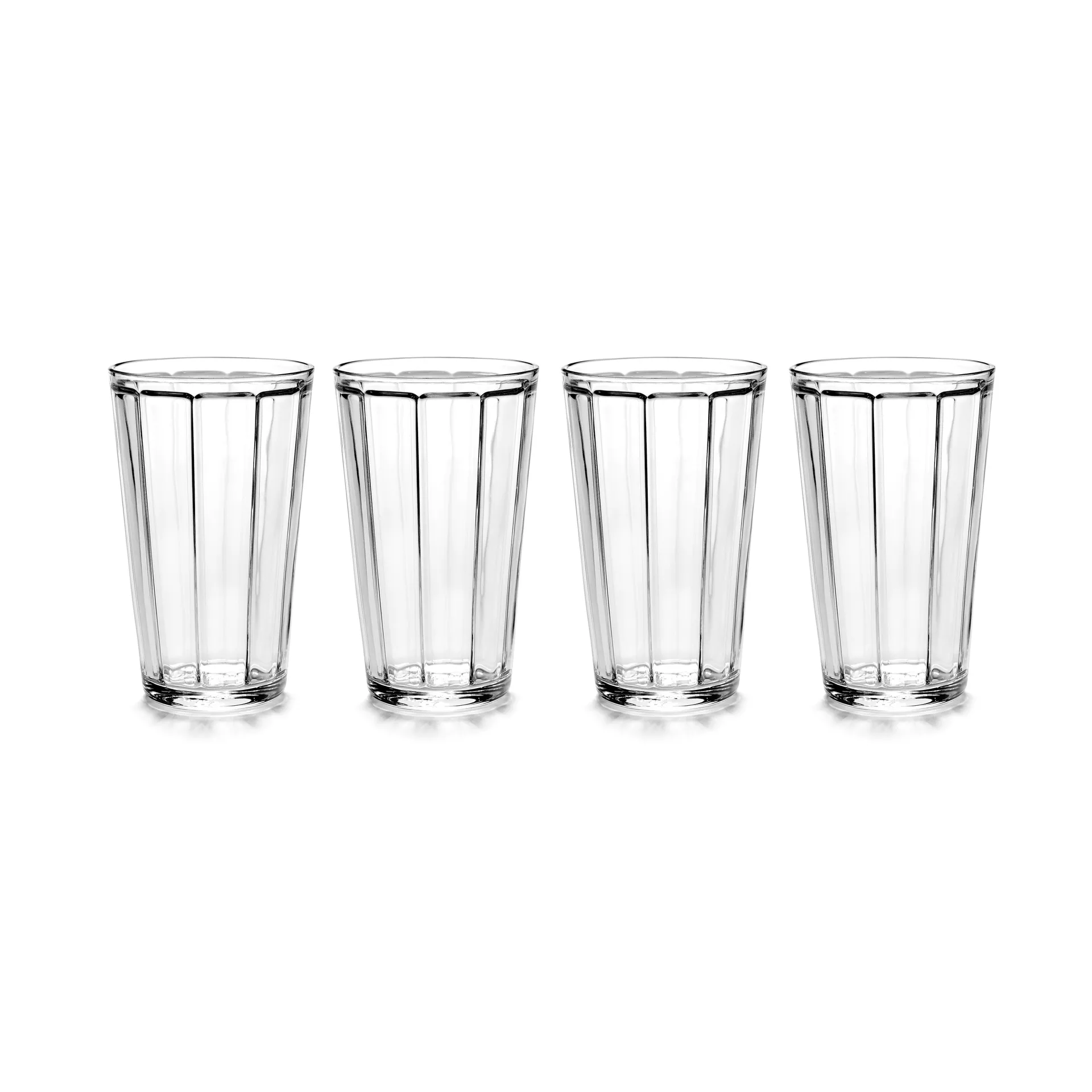 Long verre Surface  45 cl Lot de 4 Transparent Serax