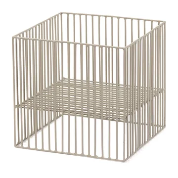 Panier carré Turn 22x22 cm - Gris - Serax