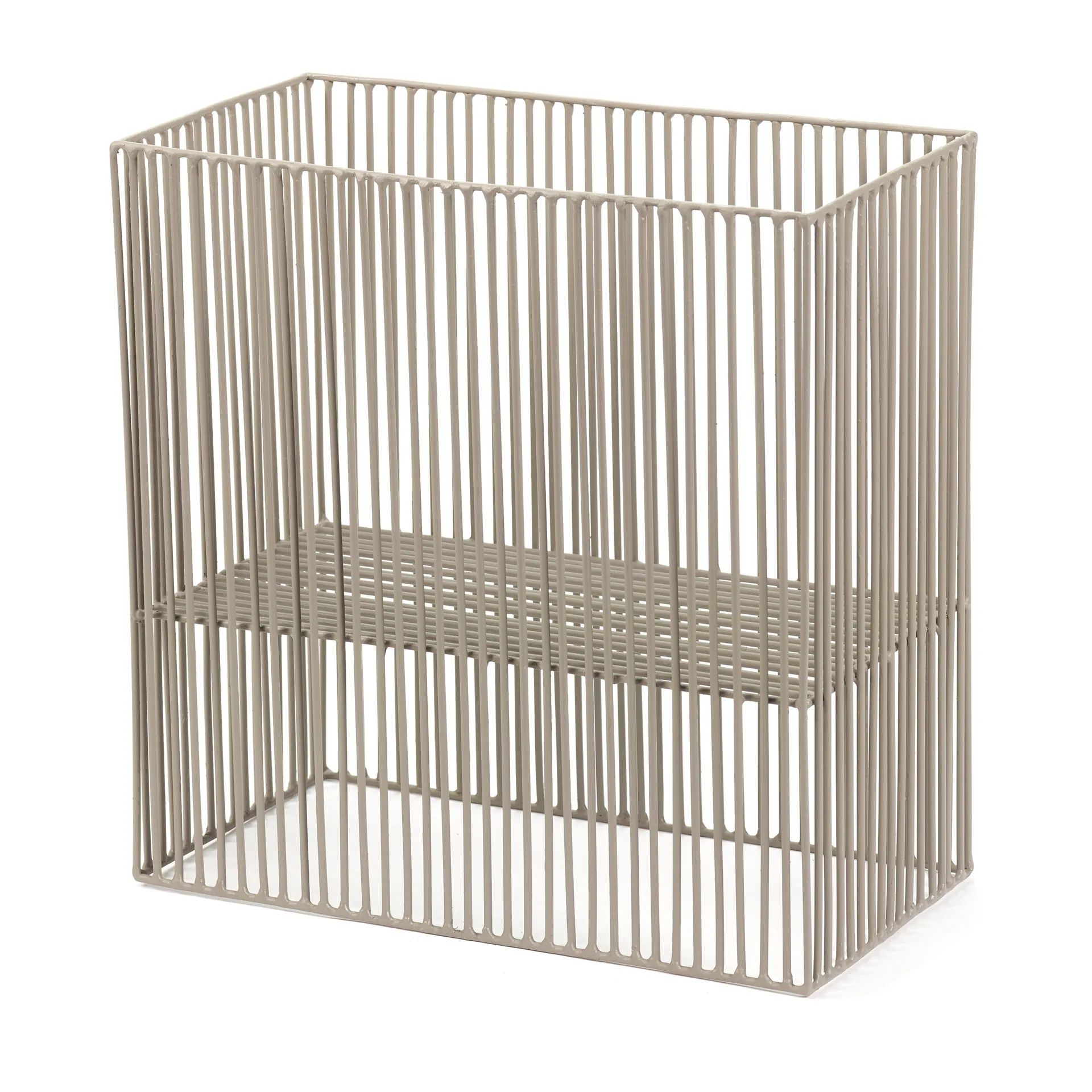 Panier Turn bas 15x30 cm, Gris Serax