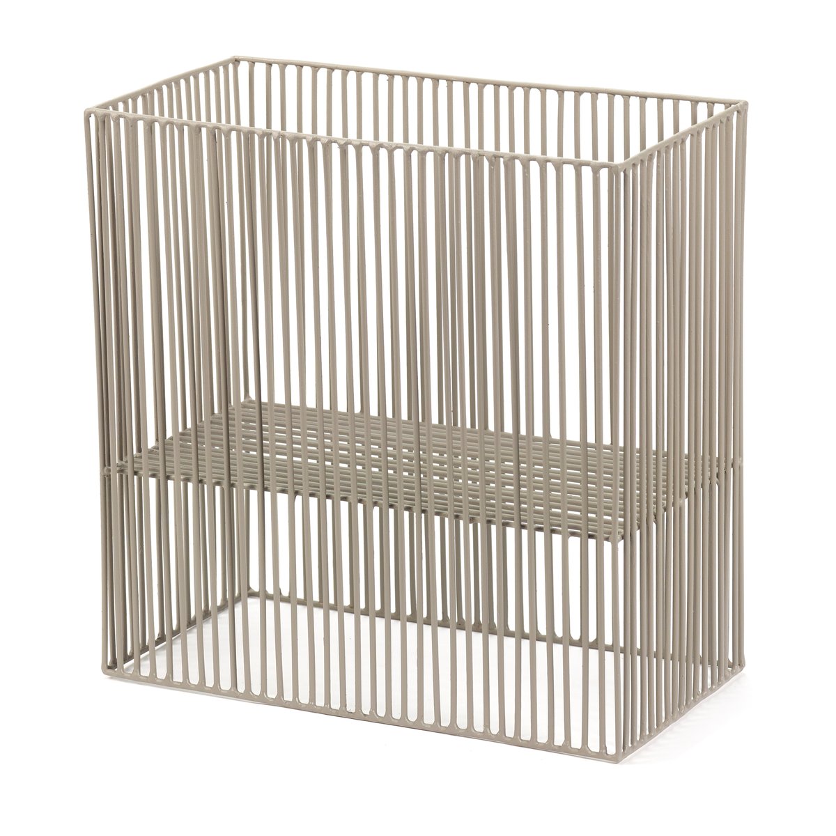 Serax Panier Turn bas 15x30 cm Gris | Design Scandinave | Paniers de rangement | Gris