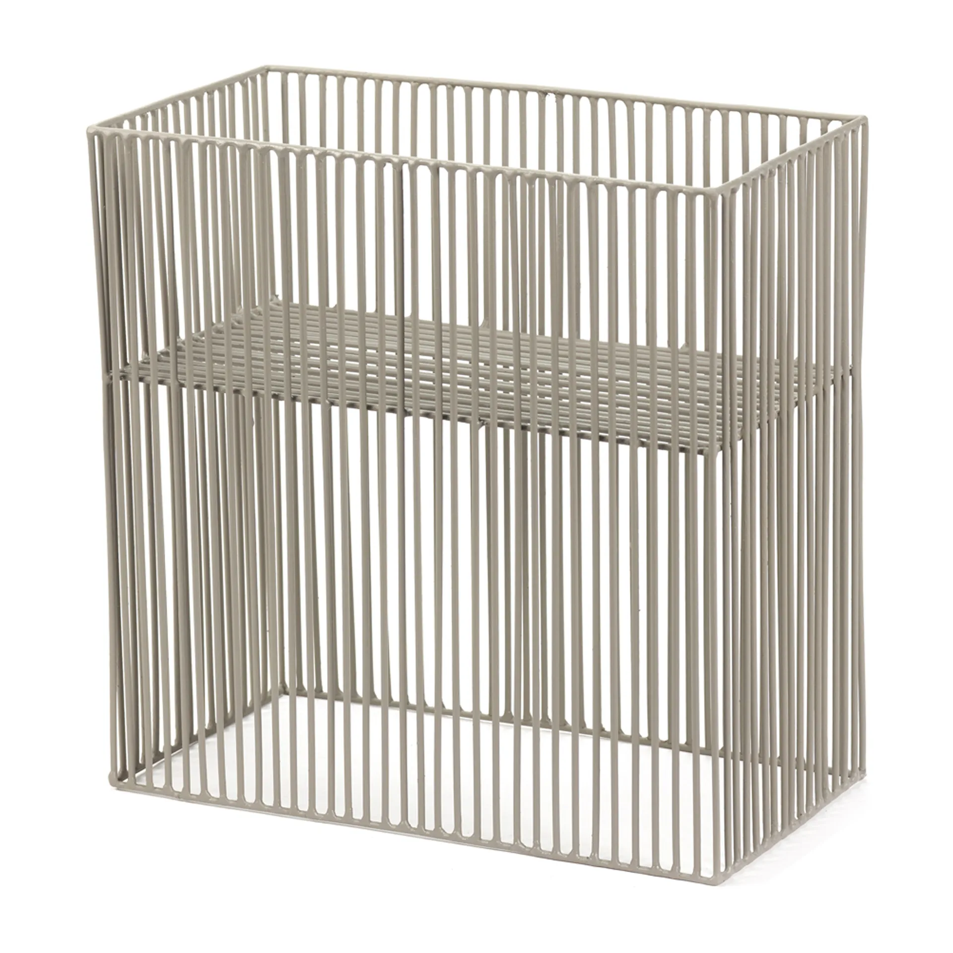 Panier Turn bas 15x30 cm, Gris Serax