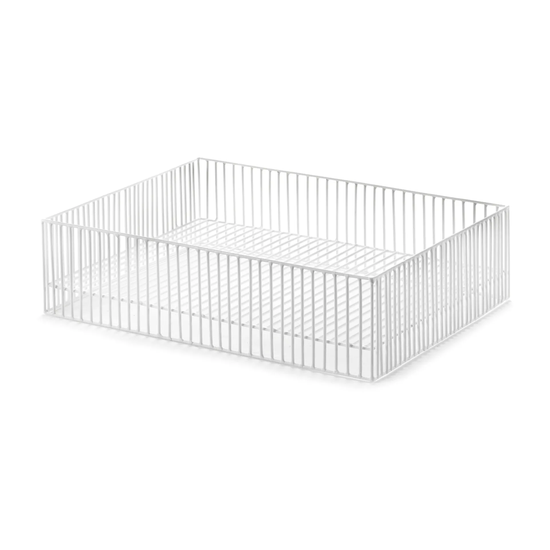 Panier Turn bas 30x40 cm, Blanc Serax