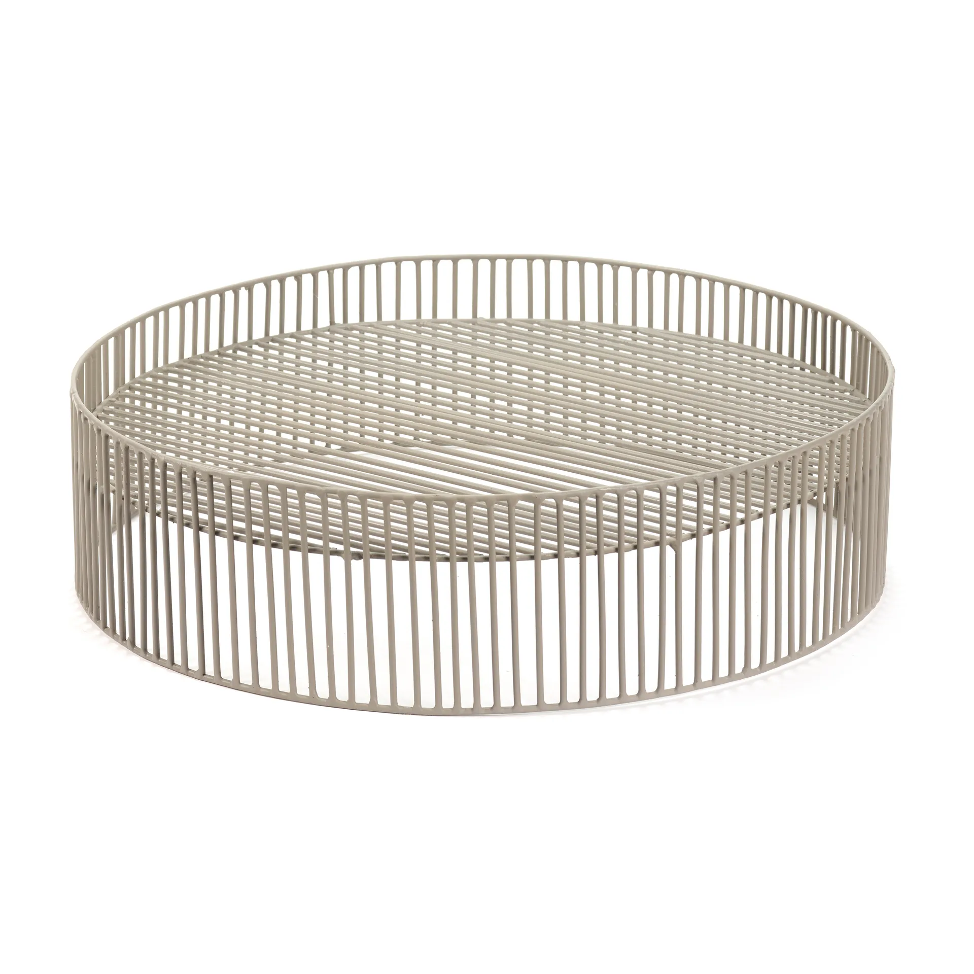 Panier Turn bas Ø40 cm, Gris Serax